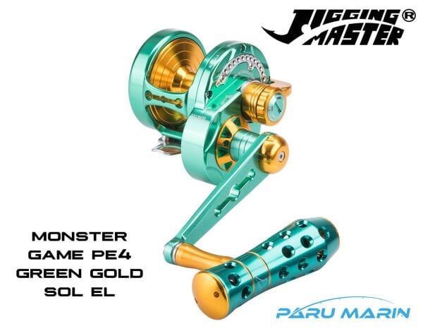 Jigging Master Monster Game Pe4 Green Gold (Sol El) Jig Çıkrık Olta Makinesi
