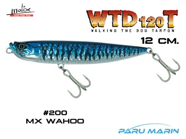Molix WTD 120T 12 cm. Sahte Balık, #200 MX Wahoo