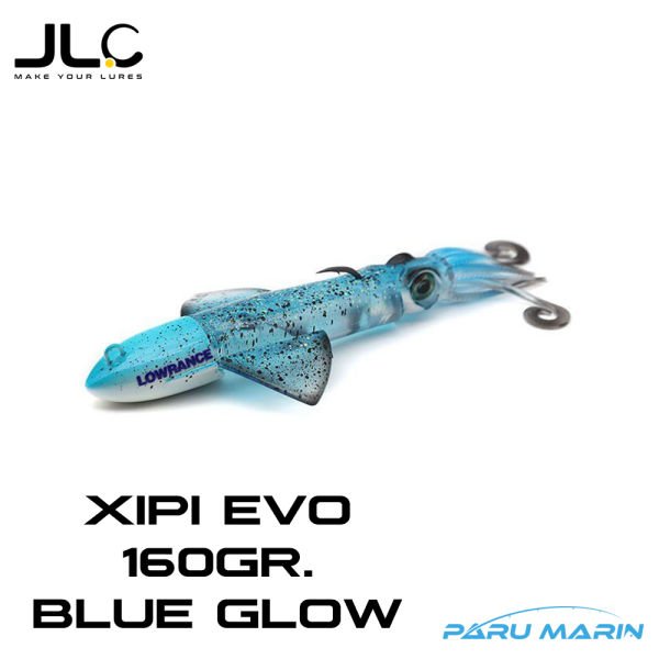Jigging A La Carta XIPI EVO 160 GR. Blue Glow Limited Silikon Yem