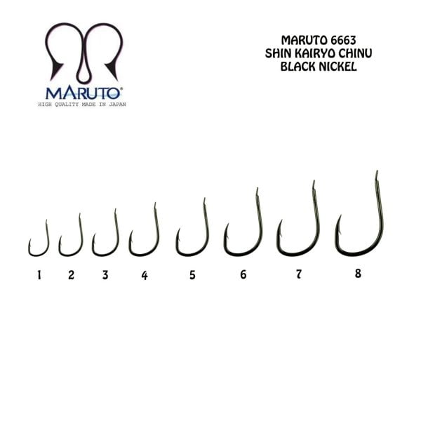 Maruto 6663 Çapraz Nikel Yemlik Olta İğnesi