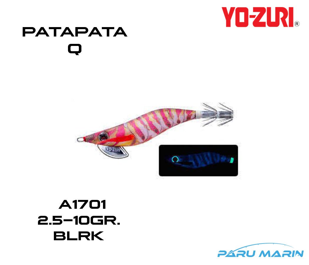 Yozuri Pata Pata Q 2.5 10gr. A1701-BLRK Kalamar Zokası