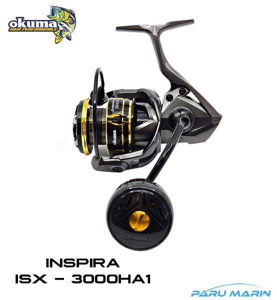 Okuma Inspira ISX-3000HA1  8+1BB Gunsmoke Olta Makinesi