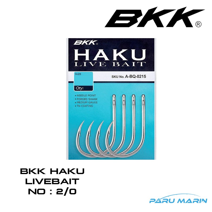 BKK Haku Livebait İğne No:2/0 , 6 adet