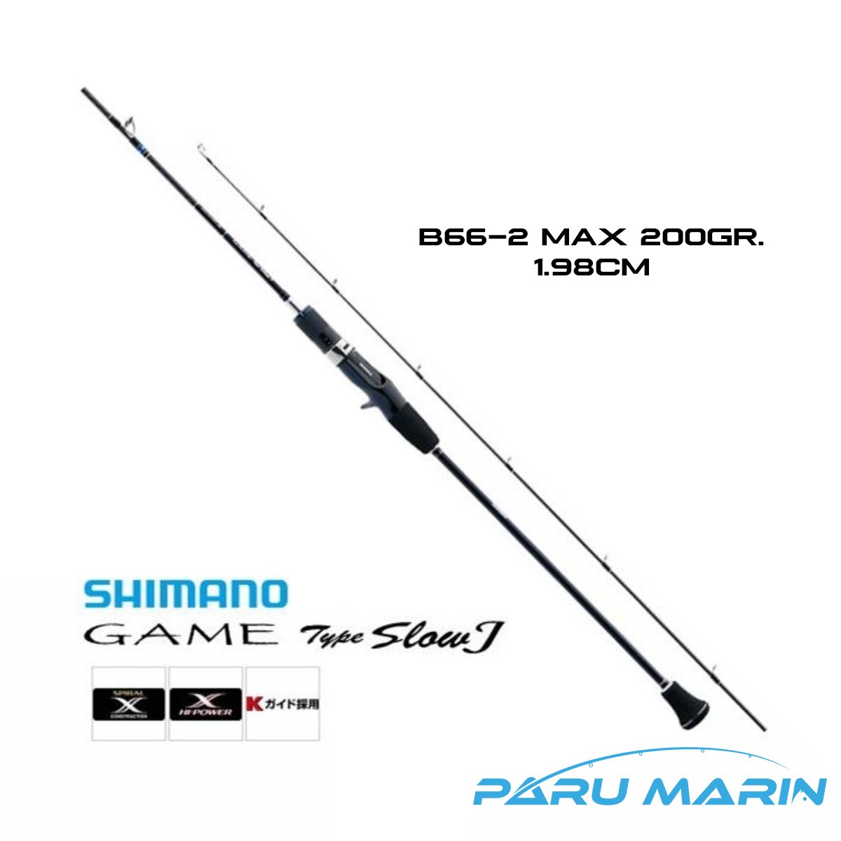 Shimano Game Type Slow J 1.98cm Max 200gr. Tetikli Kamış