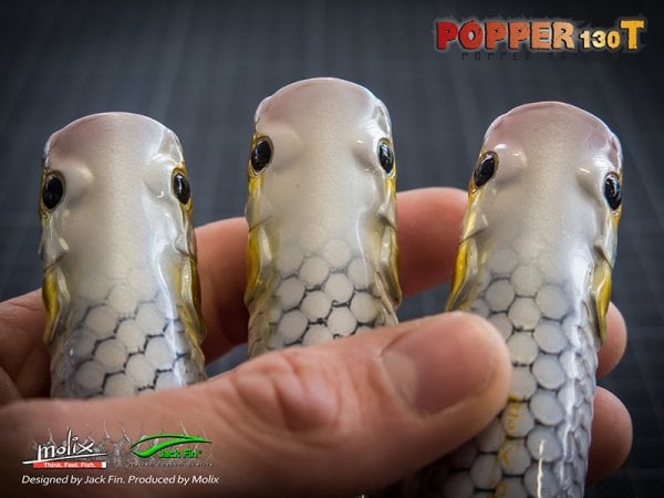 Molix Popper 130T 13 cm. Sahte Balık, #182 Tarpon