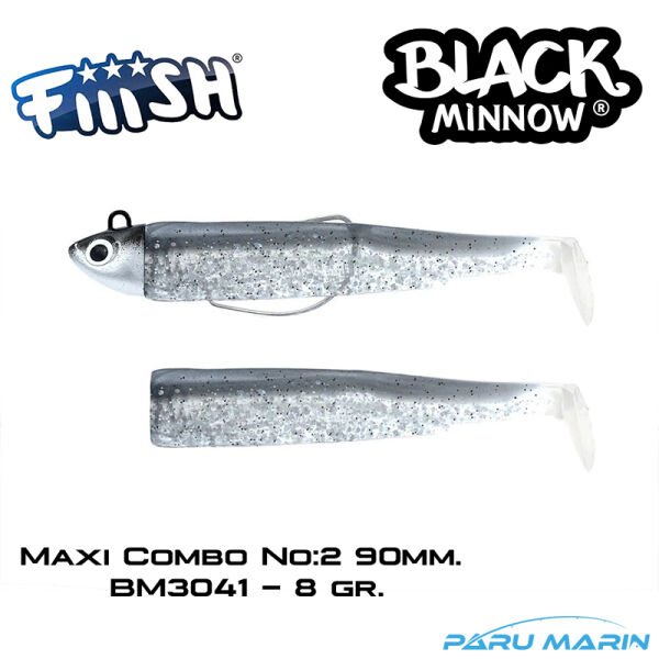 Fiiish BM90/2 BM3041 Combo Search 8gr. Silver Strike Silikon
