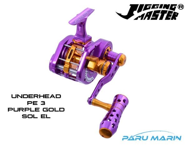 Jigging Master Underhead Pe3 Purple Gold (Sol El) Jig Çıkrık Olta Makinesi