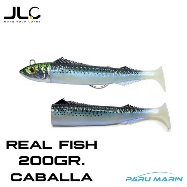 Jigging Ala Carta Real Fish 200gr. Caballa Yedekli Silikon Yem