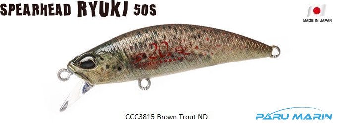 Duo Spearhead Ryuki 50S CCC3815 / Brown Trout ND