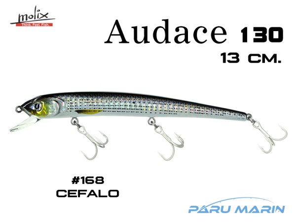 Molix Audace 130 - 13 cm. Sahte Balık, #168 Cefalo