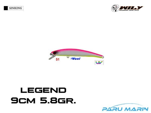 Wily Legend 9cm 5.8gr. (Floating) No:51
